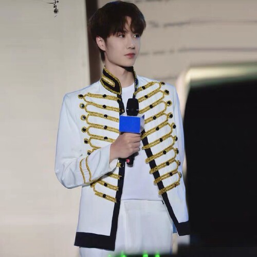 Suit Jacket Bts White Jacket Bts Jackets Coats Euc Bts Jimin