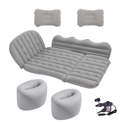 seat sleeping pad, mattress, car: Vehicle-mounted inflatable bed - default-item-huiqi-37-points-side-block-flocking-gray-double-pier-vehicle-pump-big-discount