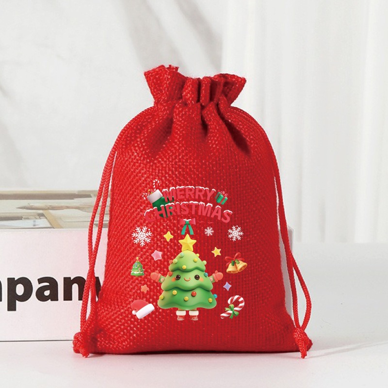 sku40_圣诞SD09-6【大红麻】;20x30cm