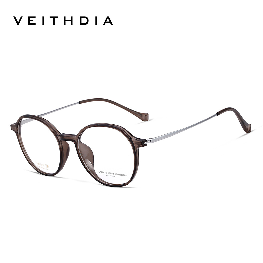 Pie de titanio puro marco de espejo de miopía óptica retro marco de ojo para hombres y mujeres puede estar equipado con grado spot al por mayor 7168