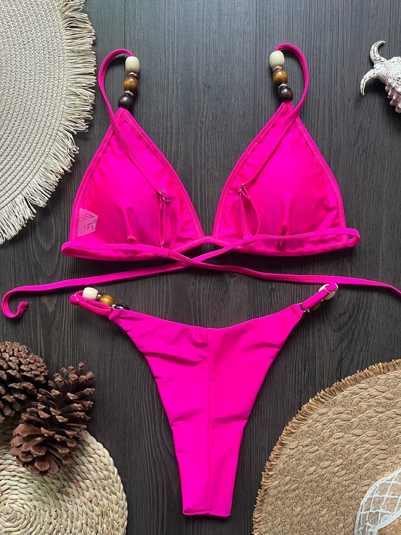 Women's Bikini Set Solid Colour Two Piece Swimsuit For Women_voghion.com