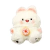 Rabbit sitting on the ground