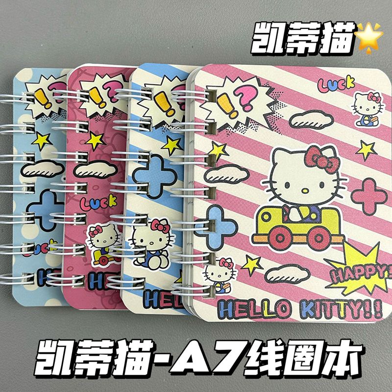 ハローキティ インスタイル 漫画ノート A7 コイルノート 高価値 ミニポケットノート 学生ギフト|undefined