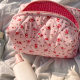 Korean style girl heart girl cosmetic bag small fresh floral wash bag travel business trip aunt towel storage bag