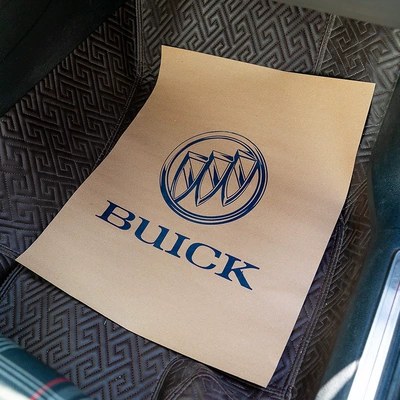 Universal Foot Pad | kraft paper foot mat, car wash - 100-blue-buick-car-emblems-todays-super-low-price
