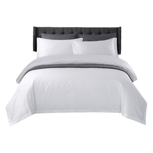 60s cotton white hotel linen bed & breakfast four-piece set pure cotton tribute satin five-star hotel four-piece set pure white