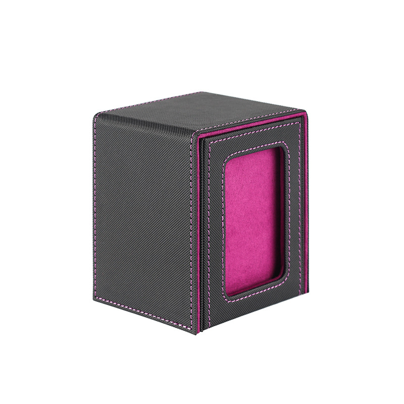 개폐형 세로 삽입 박스 (블랙 퍼플)