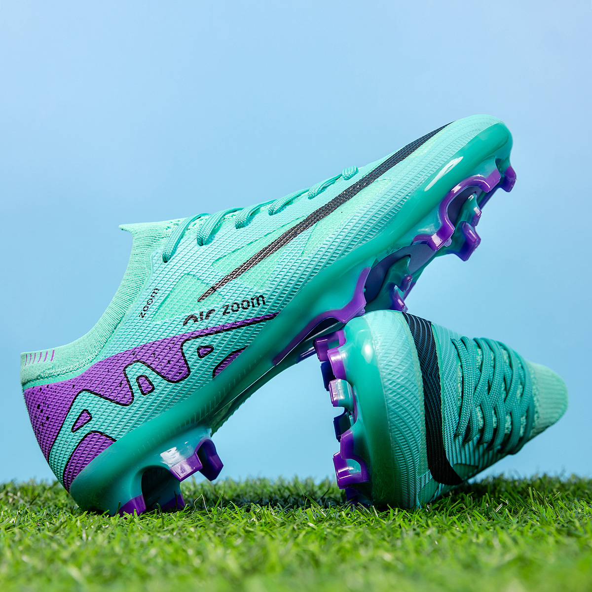 Nuevos zapatos de fútbol bajos 15 entrenamiento juvenil clavos comerciales 47 yardas zapatos de fútbol de competición clavos image 3
