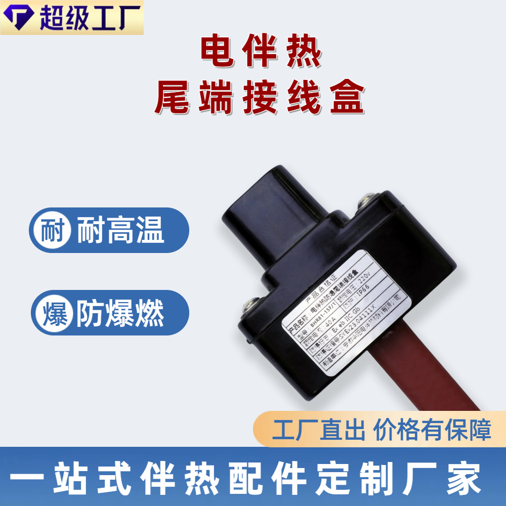 华阳电伴热防爆尾端接线盒BHR81-15F/1经久耐用末端终端堵头