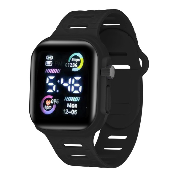Universal children's electronic square fashionable digital watch for…