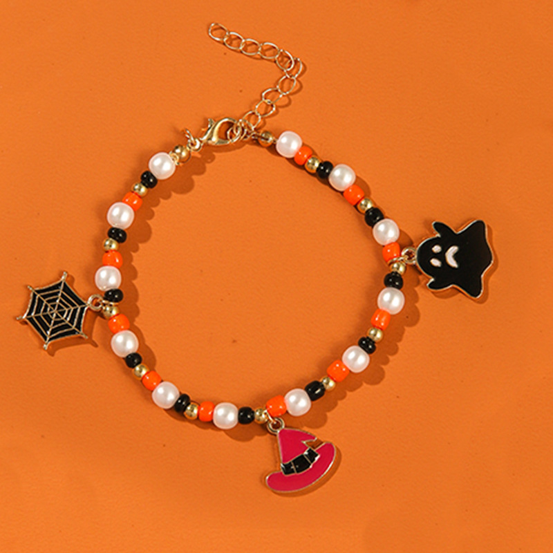 Holiday, Festival Occasion Cute Halloween Pattern Alloy Plating Halloween Women's Bracelets Necklace