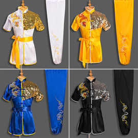 武术服装功夫中国风武术表演服表演服男武馆团队训练功服比赛服