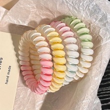 电话圈头饰发绳扎头高弹力不勒发ins风清新百搭高级感2024年新款