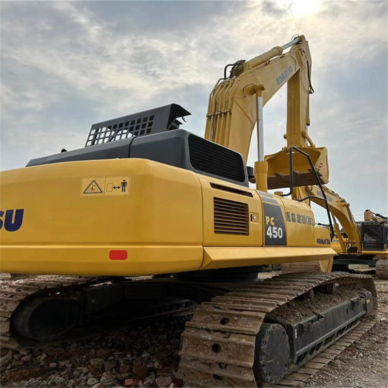 Exportación canadiense de segunda mano Komatsu450 200 220 excavadora noventa por ciento nueva prueba de sitio