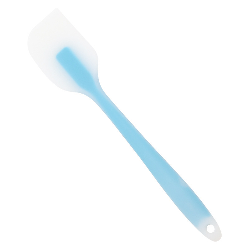 Raspador de silicona translúcido todo en uno para hornear pastel resistente a altas temperaturas de grado alimenticio raspador de crema cuchillo de mantequilla espátula de mermelada