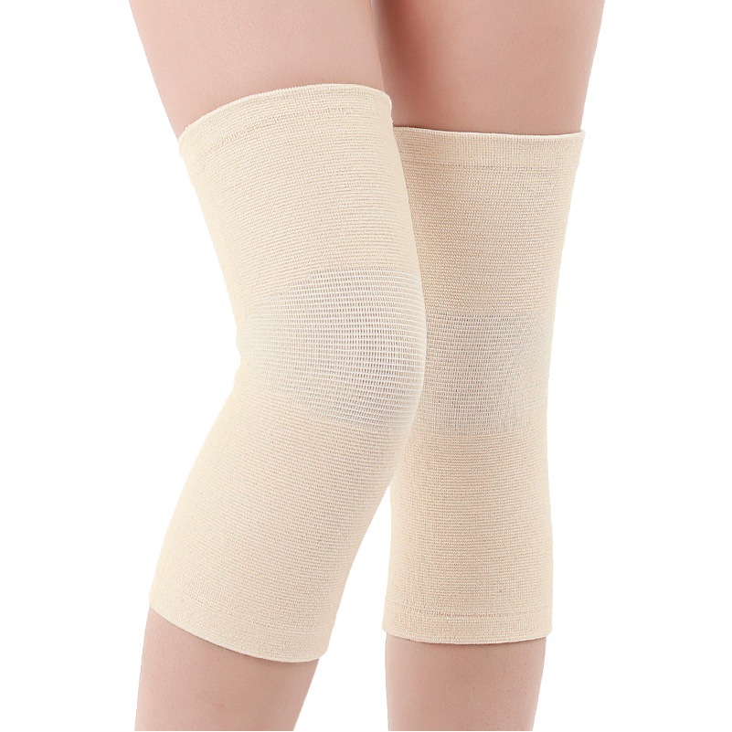 Two-sided elastic knee cover joint warm old cold legs men's and women's seamless sheath for all seasons