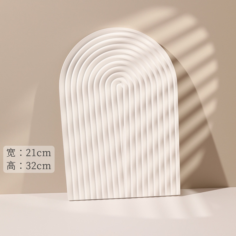 대형 아치형 석고 트레이