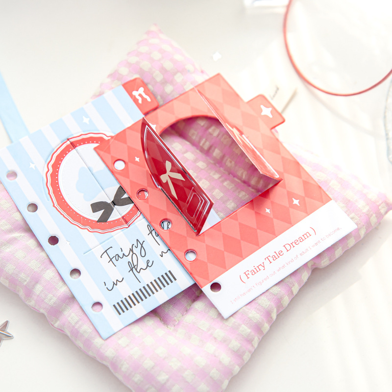 Mr. Paper 3D con formas especiales M5 página divisoria Anónimo, creatividad y diversión, página divisoria de cuenta manual coreana, tarjeta pequeña de papel