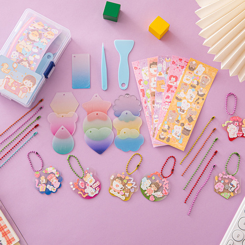 DIY Gukka Set Gift Box Gukka Full Set Wholesale Colorful Gukka Children's Handmade Material Gukka Sticker Set