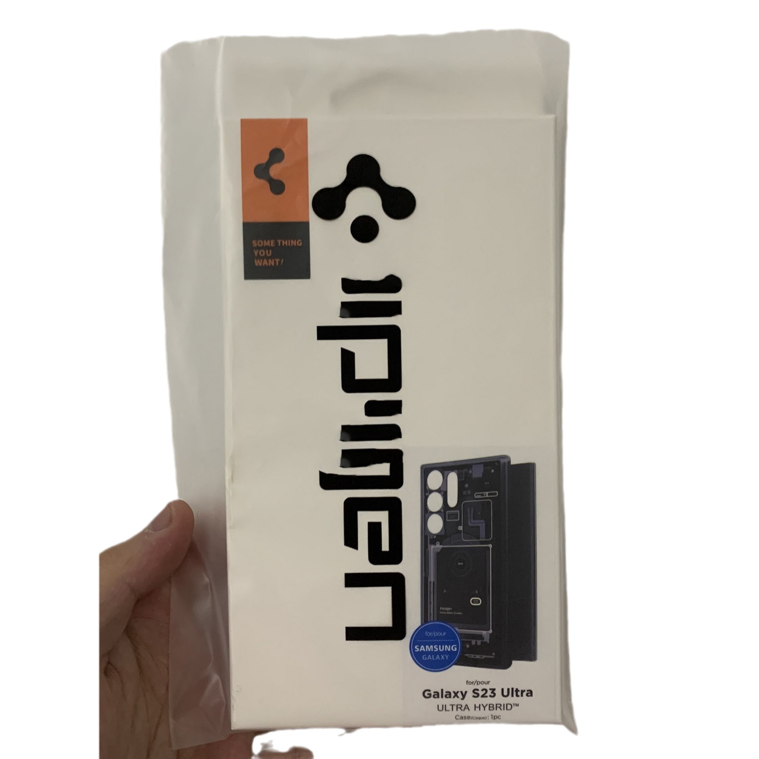 Spigen para Samsung S23 + agujero fino caja del teléfono magnético S23Ultra/placa de circuito MagSafe protección