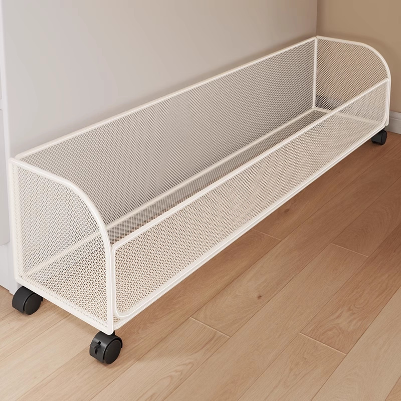 School Bag Storage Rack, Removable Junior High School Student Book Storage Rack, Wheeled Trolley, Household Small Bookcase
