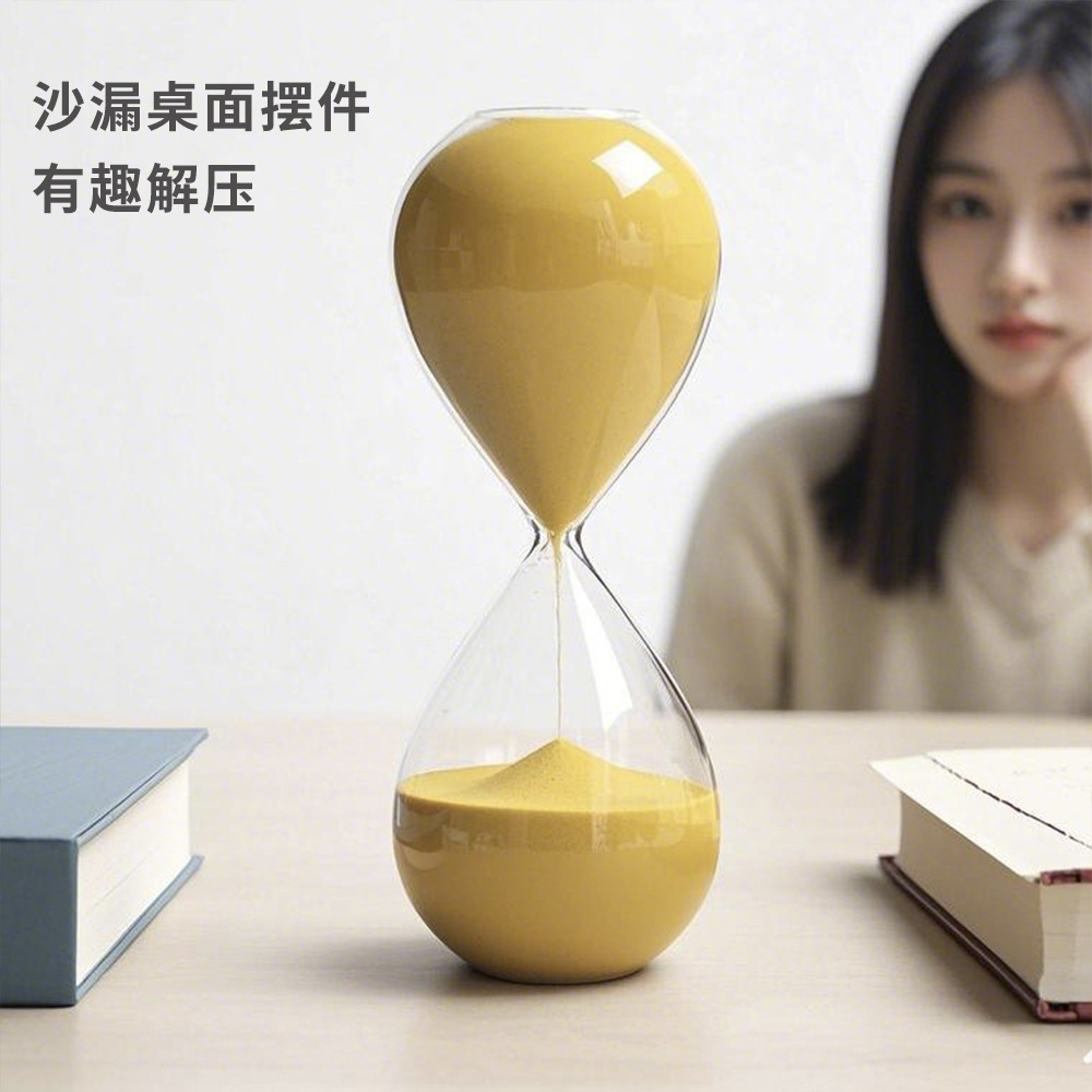 Nuevo relleno de tiempo de vidrio reloj de arena decoración adornos de oficina ilimitados voltear artefactos de descompresión regalo de cumpleaños