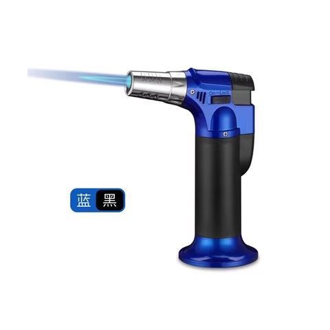 透明なストレート火炎銃ロック可能な火災防風インフレータブルライター卸売灸灸点火ライター|undefined
