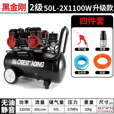 Paint High-Pressure Air Pump – Hava kompressorları - black-glory-50l-2x1100