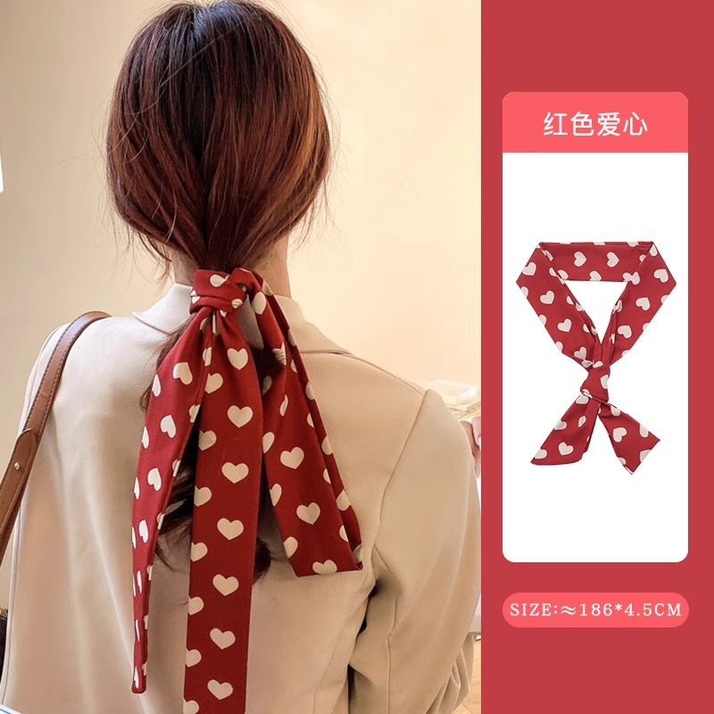 Dulce cabello roto, cinta, cuerda para el cabello, pañuelo de seda para el cabello atado de hadas francesas, lazo de alta calidad, cabello trenzado, una pieza, cuerda para el cabello, accesorios para el cabello