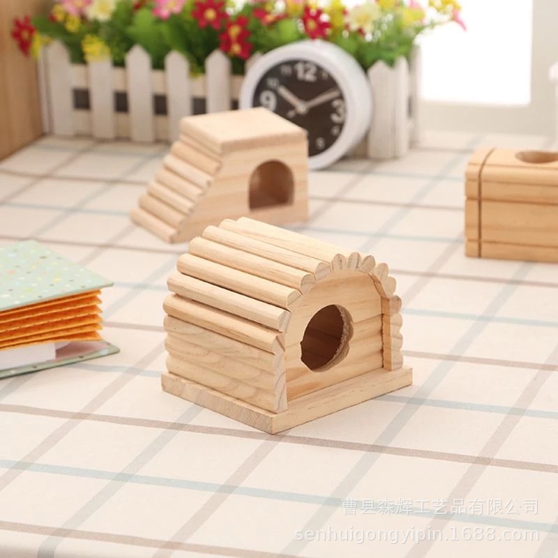 Q1JA-Pet-Wooden-House-Hamster-