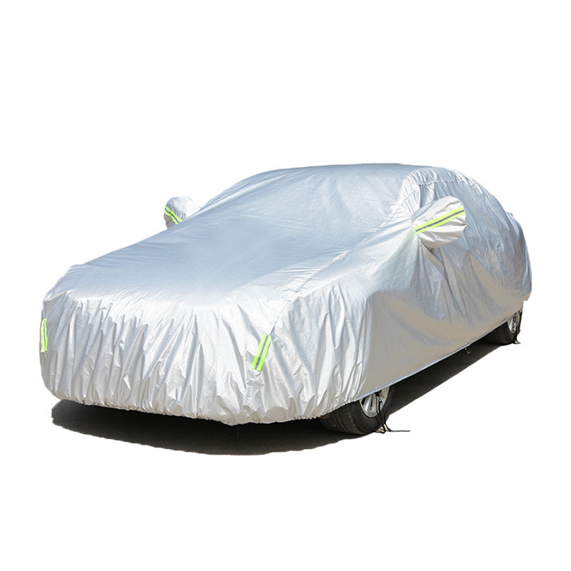 Cross-Border Popular Car Cover, Full Coverage, Thickened, Hail-Proof, Universal Sunshade, Windproof, Waterproof Car Cover