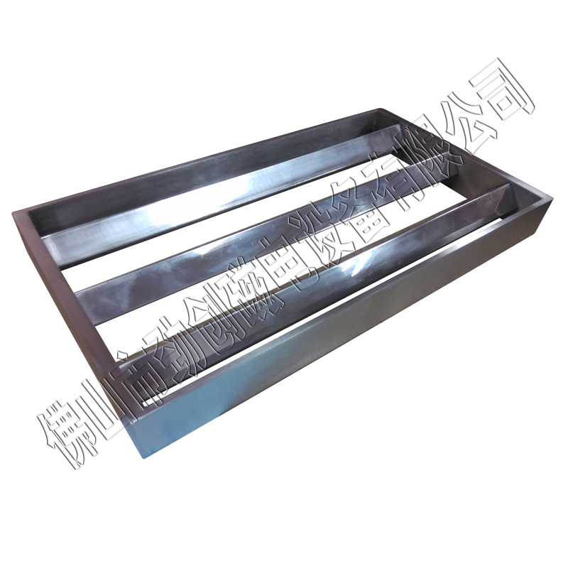 厂家供应 方形3管除铁磁力架 强力磁力架 磁性过滤器 永磁磁力架