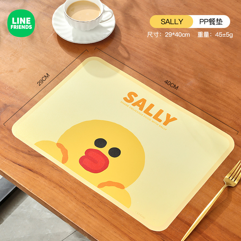 LINE FRIENDSテーブルマット家庭用高級感断熱マットパーマ防止テーブルマット|undefined
