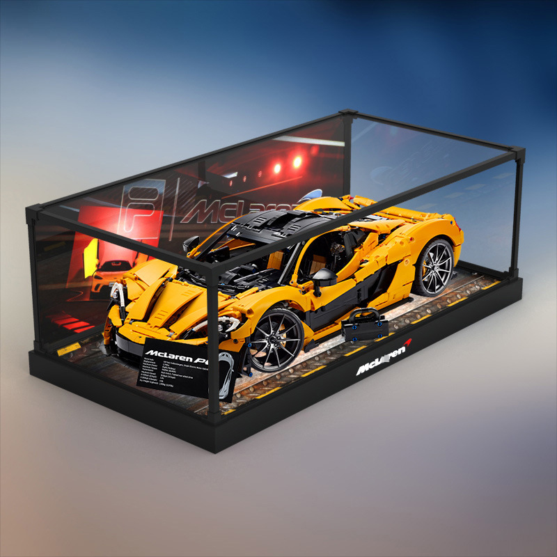 Lego 42172 McLaren p1 Building Block Model Dust Cover Acrylic Alloy Frame Integrated Storage Box Lego 42172 McLaren p1 Building Block Model Dust Cover Acrylic Alloy Frame Integrated Storage Box