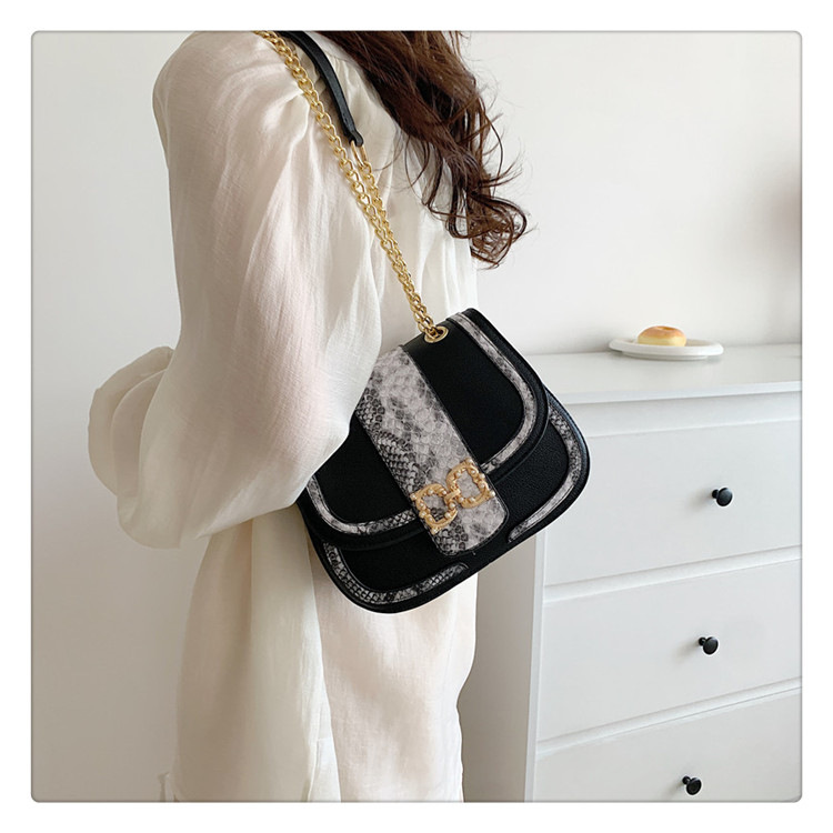 2023 New Hot Selling Trend Women's Bag Snake Skin Crossbody Bag Women's Bag Small Bag Women's Shoulder Bag_voghion.com