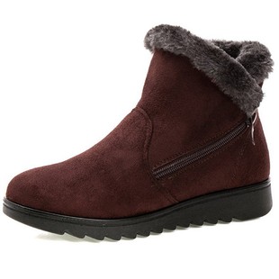 Winter new old Beijing cloth shoes women warm snow boots for the elderly large size cotton boots for the elderly cotton shoes a generation of hair