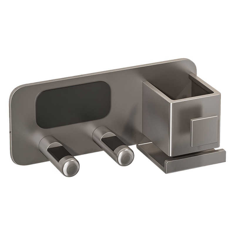 Secador de pelo de almacenamiento de rack ponche libre de baño montado en la pared secador de pelo soporte de baño secador de pelo rack de almacenamiento de rack