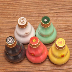 Factory wholesale five-color soil Five Elements soil gold wood water fire earth ornamental household kitchen five-directions gold gourd decorative item