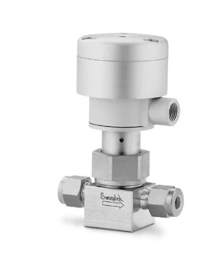 世伟洛克SS-4BK-1C不锈钢波纹管密封阀门焊接阀杆尖1/4in卡套接头