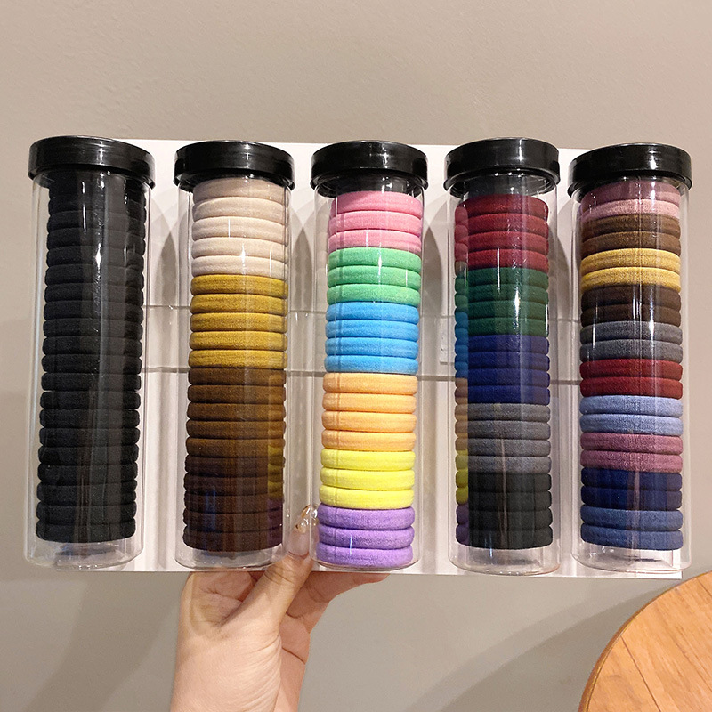 Cauda de caballo alta cuerda para mujeres 2025, nuevo anillo de cabello no dañino, alta elasticidad y duradera, toque de cabello de cuerdas de goma