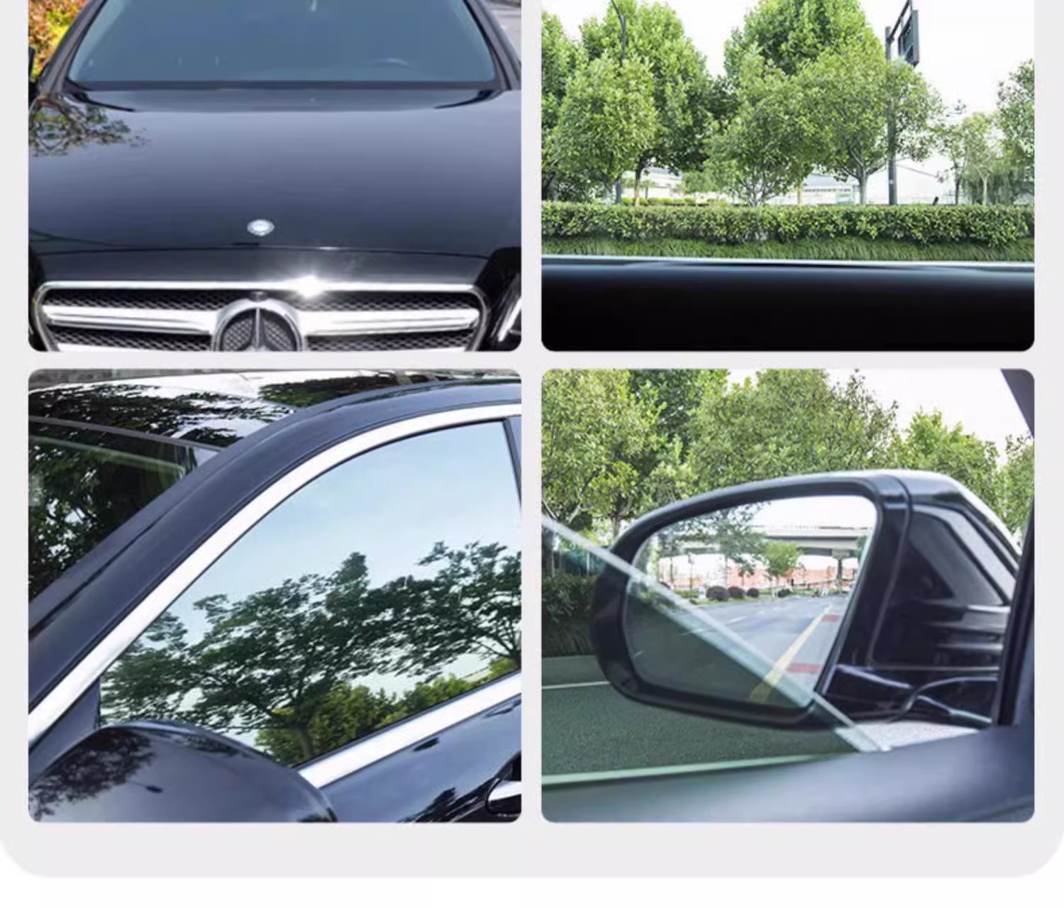 Car Solar Film High Insulation Nano Ceramic Metal Magnetron Film Car Window Glass Sun Protection Explosion-Proof High-Definition Primary Color Film