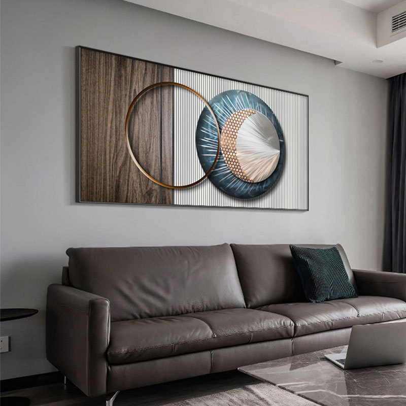 Abstract bedroom decorative painting modern light luxury master bedroom bedside hanging painting living room background wall horizontal version mural high-end atmosphere Abstract bedroom decorative painting modern light luxury master bedroom bedside hanging painting living room background wall horizontal version mural high-end atmosphere