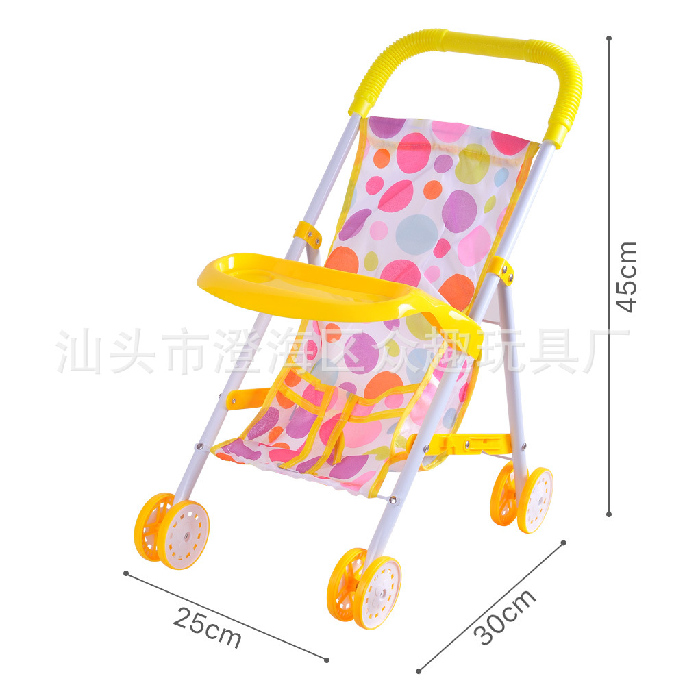 FUENTE Factory Girl Play House cochecito de bebé simulación de juguete carrito de hierro juguete al por mayor