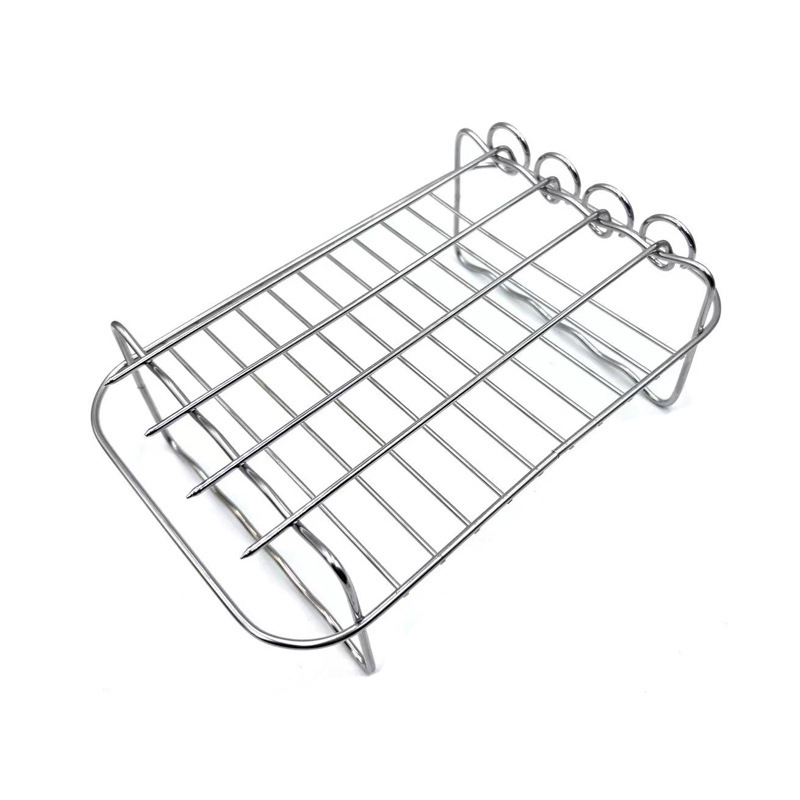 꼬치가 달린 단층 선반