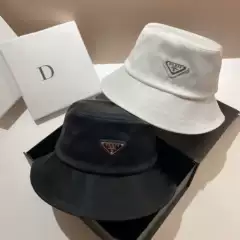 PARIS Inverted Triangle Acetate Bucket Hat French Parisian Chic Casual Outdoor Sun Hat for Fall