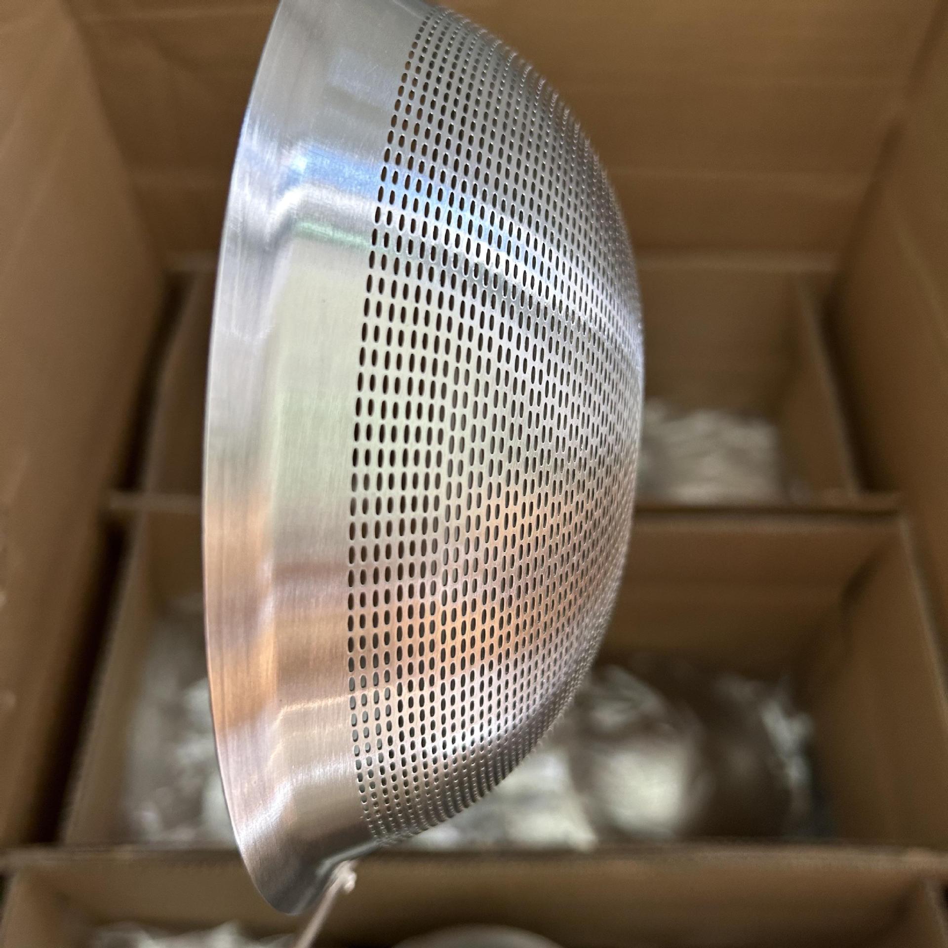 [Fuera de Alemania] Colador de acero inoxidable 304, filtro de fugas de malla fina, máquina de leche de soja, cuchara de olla caliente, cuchara de pantalla de filtro de medicina china