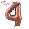 Brand retro cream chocolate digital decorations, balloon, new collection, 40inch