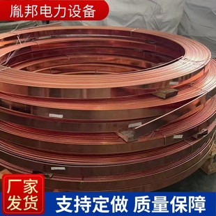 Copper-Clad Steel Flat Bar for Photovoltaic and Wind Power, Copper-Plated Flat Bar, Anti-Static Grounding Wire, Copper-Coated Steel Flat Iron
