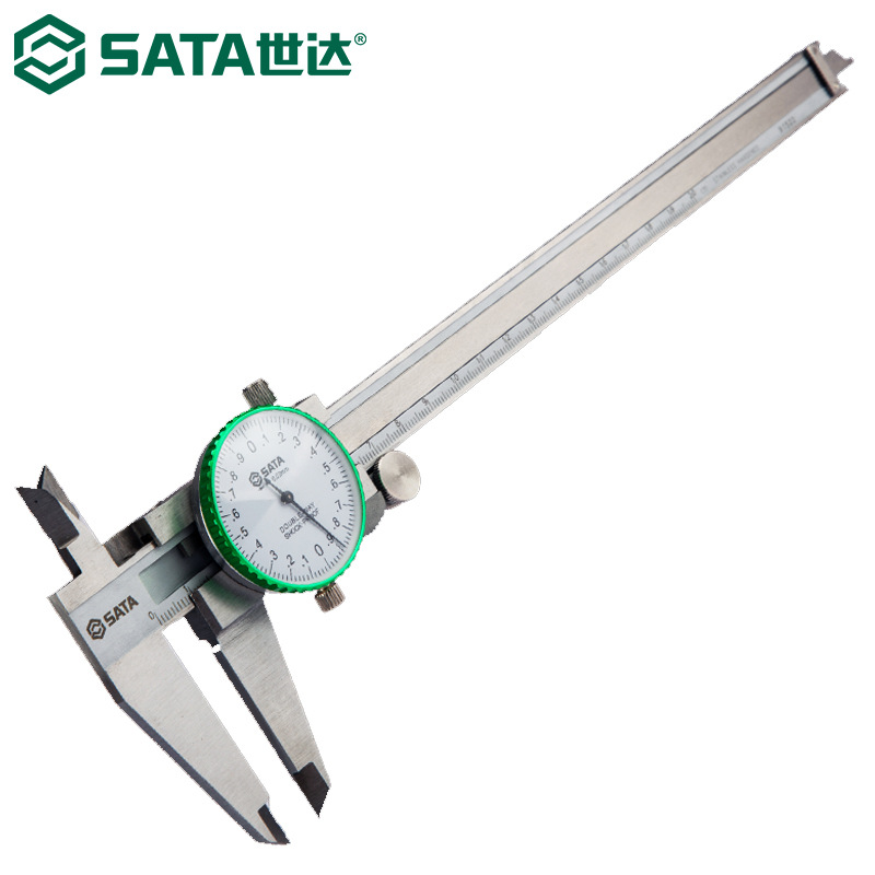 世达91521游标卡尺表盘式不锈钢内外径电子卡尺高精度测量0-150MM