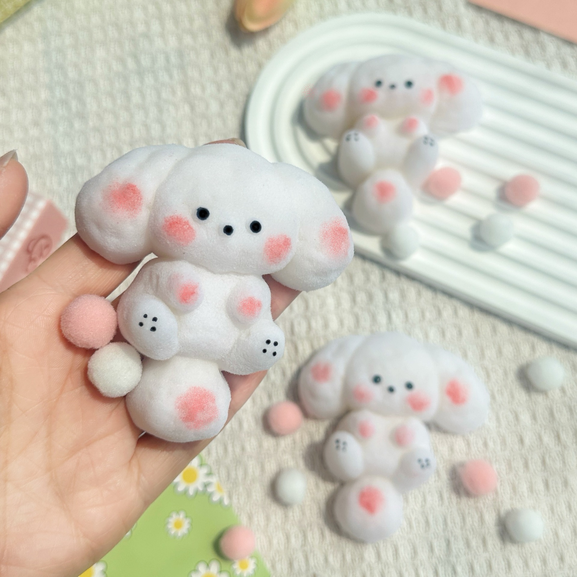 Lodo de la sensación de sufra crema pellizco pellizco Le juguete descompresor chica alta cara rebote lento sensación de agua artefacto descompresor